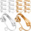 36 Pezzi Con Clip In Rame Per DIY 3
