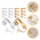 36 Pezzi Con Clip In Rame Per DIY 6