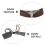 5 Pezzi Fascia Per Cappello Cowboy Pu Western 8