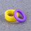 120 Pezzi Copritasti Colorati In Silicone Per 7