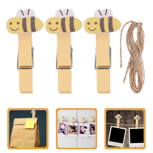 20 Pezzi Mini Mollette Animato Con 2