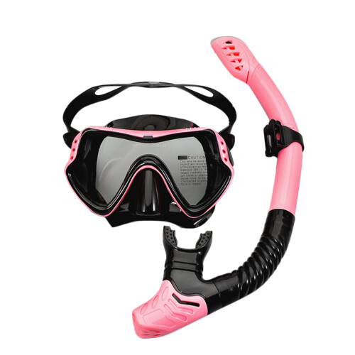 Conjunto Kit Máscara Silicone Antiembaçante Com Snorkel