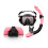 Conjunto Kit Máscara Silicone Antiembaçante Com Snorkel 7