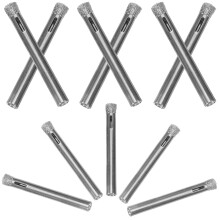 15 Unidades Brocas De Diamante 6Mm Para E Azulejo Cerâmico