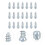 100 Unidades Para De E Botas 3