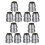 12 Unidades De Machado 13Mm Com Metal Para 1