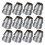 12 Unidades De Machado 13Mm Com Metal Para 11