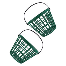 2 Unidades Suporte Portátil Para Bolas De Golfe Plástico Com Cesta