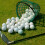2 Unidades Suporte Portátil Para Bolas De Golfe Plástico Com Cesta 4