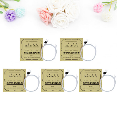 5Pcs Para Ukulele 21/23/26 Polegadas Nylon 1