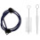Conjunto De Kit De Para Trompete Com Escova Pontiaguda Azul 2