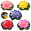 5 Unidades Flor Artificial Eva 10 Cm 2