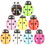 50Pcs Mini Plastic Ladybug Charms Bulk Resin Craft Decorations 1