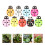 50Pcs Mini Plastic Ladybug Charms Bulk Resin Craft Decorations 8