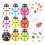 50Pcs Mini Plastic Ladybug Charms Bulk Resin Craft Decorations 10