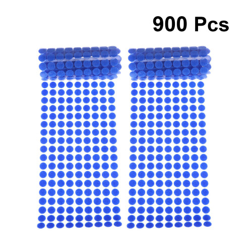 900 Unidades Adesivas Redondas 10 Mm Gancho E