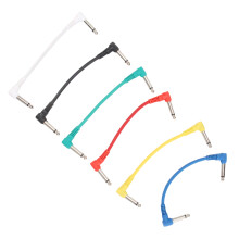 6 Unidades Guitarra 15 Cm 6,35 Mm Para Amplificador