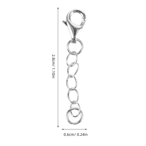 Corrente Extensora Para Colar E Pulseira Com Fecho 1