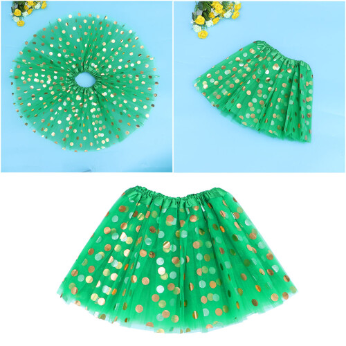 Tutu Camadas Pontilhada Com Lantejoulas