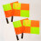 4 Unidades Arbitragem Sinalização Manual Fluorescente 8