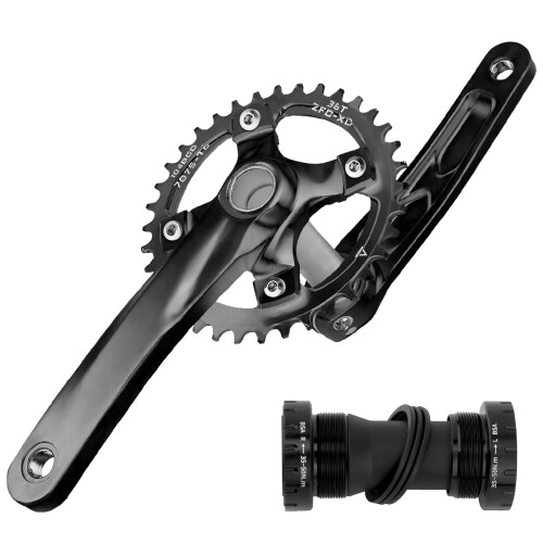 Conjunto Pedivela Alumínio 170mm Bcd104mm 36T