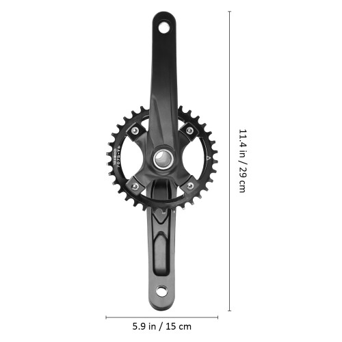 Conjunto Pedivela Alumínio 170mm Bcd104mm 36T 2