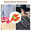 5 Unid Cenoura Enfeites Broches Presilha 9