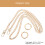 Cross Body Bag Strap Handbag Replacement Chain With Clasp 120Cm 7