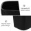 Small Plastic Trash Can Black 1set 11.4x9.1x8.9in 9