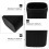 Small Plastic Trash Can Black 1set 11.4x9.1x8.9in 10