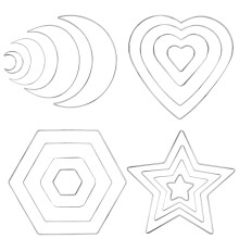 16St Decoratieve Ijzeren Ringen Voor DIY Dromenvanger En Geschenk