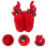 Julmössa I Fjäderboa Barn Varm Hörnmössa 3