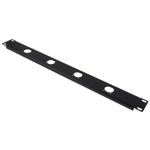 Xlr Panelmontering: 1U 4-Portar Ljudpatchpanel Med Fällbar Rackplatta