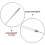 Stainless Steel Multifunktionell Makeup Spatel För Blandning 8