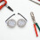 2Pièces Ampoules LED Pour Cuisson Design Argenté Verre ABS 6