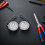 2Pièces Ampoules LED Pour Cuisson Design Argenté Verre ABS 7