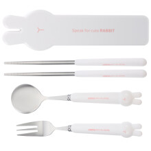 1 Set Resebestick I Rostfritt Med Etui