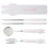 1 Set Resebestick I Rostfritt Med Etui 1