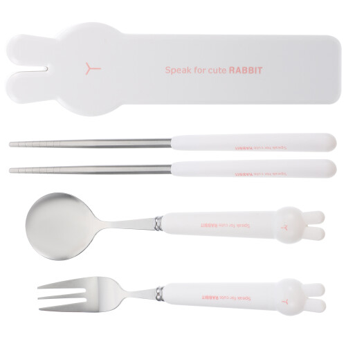 1 Set Resebestick I Rostfritt Med Etui