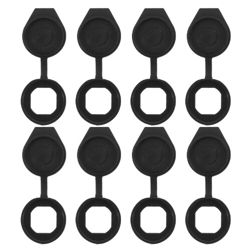 8Pcs Vattentäta Lockluckor För Nyckelpanel Låshålslock Elskåp