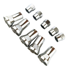 2 Set Ventilförsedda Hylsor Och Lock För Bil Lastbil Däckventiler Kit