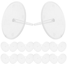 100 Pcs Clear Fondant Cake Flower Nails För Muffins Och Efterrätter