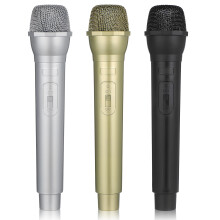 3 Falska Mikrofoner I Plast För Barn, Rekvisit För Karaoke Och Scen
