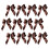 20 Stuks Polyester Lint Vlecht Voor Geschenken Accessoire 5