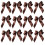 20 Stuks Polyester Lint Vlecht Voor Geschenken Accessoire 3