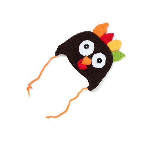 Thanksgiving Barn Turkhattar Vinter Strickad Hatt L 1