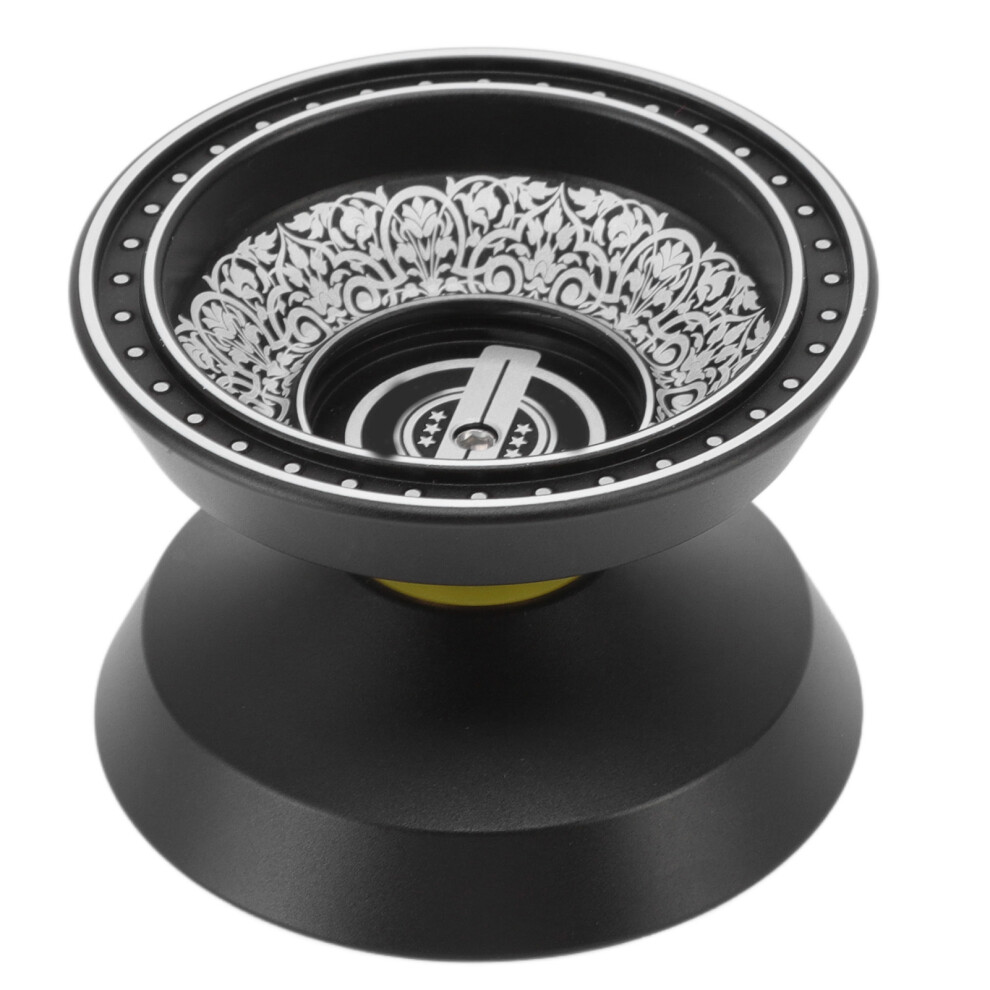 Black Responsive Yoyo For Beginners Stylish Player Toy With Spare String Gift