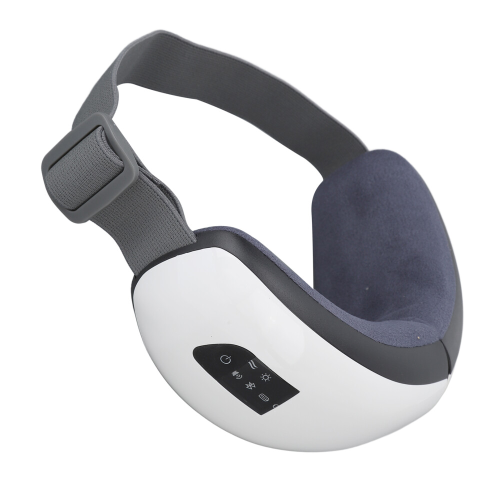 Rechargeable Electronic Eye Massager with Heat, Music & 950mAh Battery