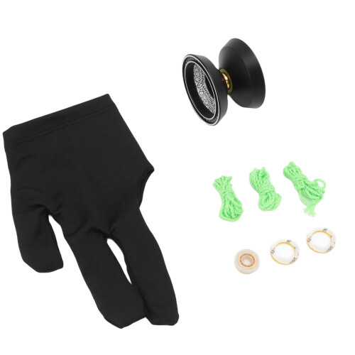 Black Responsive Yoyo for Beginners Stylish Player Toy with Spare String Gift 2