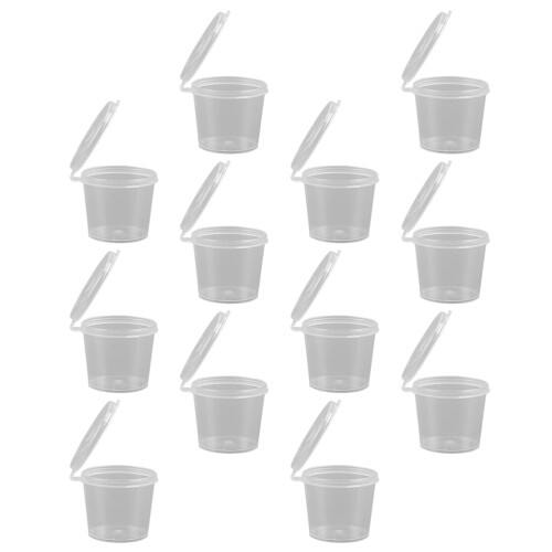 Juego De 200 Descartables Transparentes Para Salsa